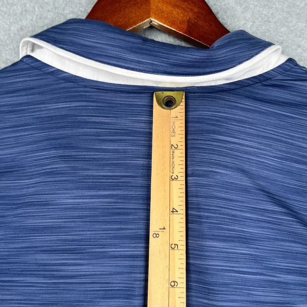 Chateau Whistler Adidas Polo Shirt Performance Gold Stretch Mens XL *SEE